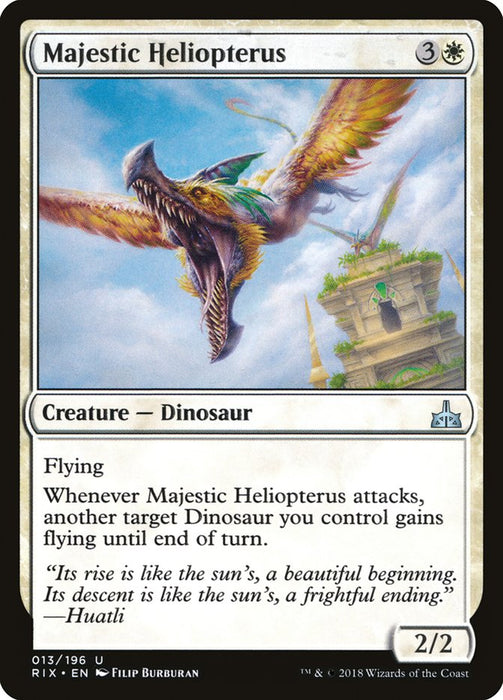 Majestic Heliopterus