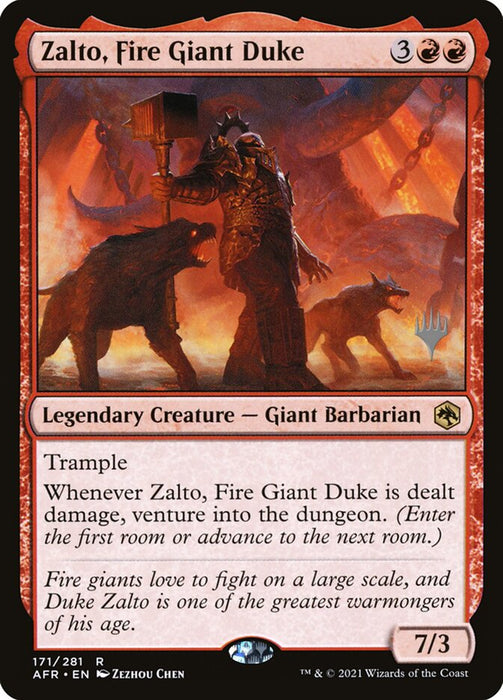 Zalto, Fire Giant Duke  - Legendary (Foil)