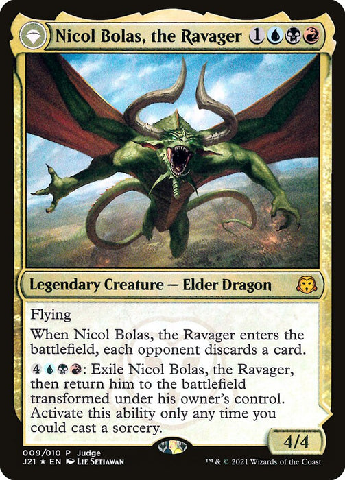Nicol Bolas, the Ravager // Nicol Bolas, the Arisen  (Foil)