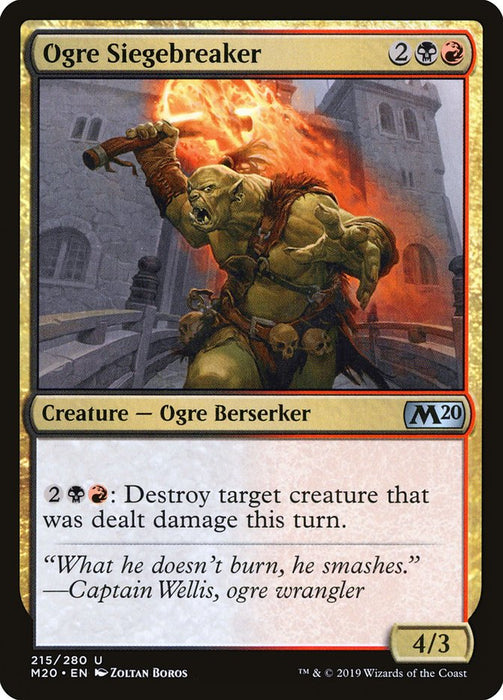 Ogre Siegebreaker  (Foil)