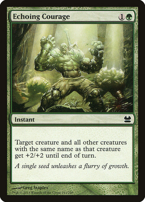 Echoing Courage  (Foil)