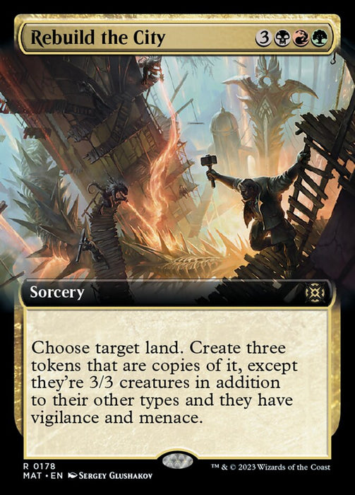 Rebuild the City - Extended Art (Foil)