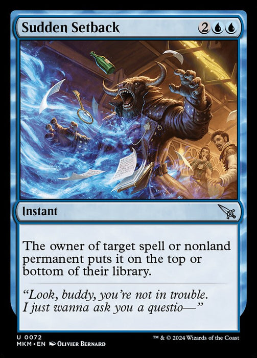 Sudden Setback (Foil)