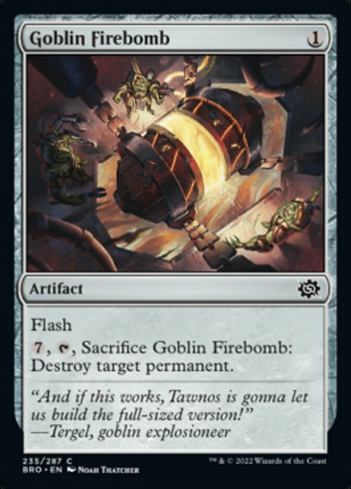 Goblin Firebomb (Foil)