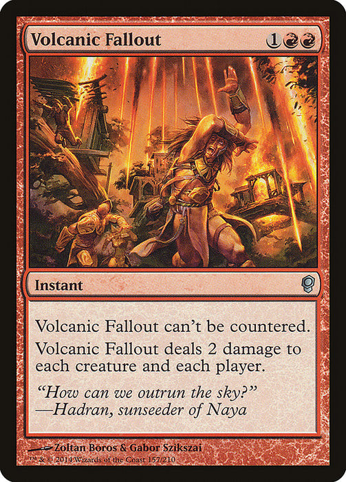 Volcanic Fallout  (Foil)