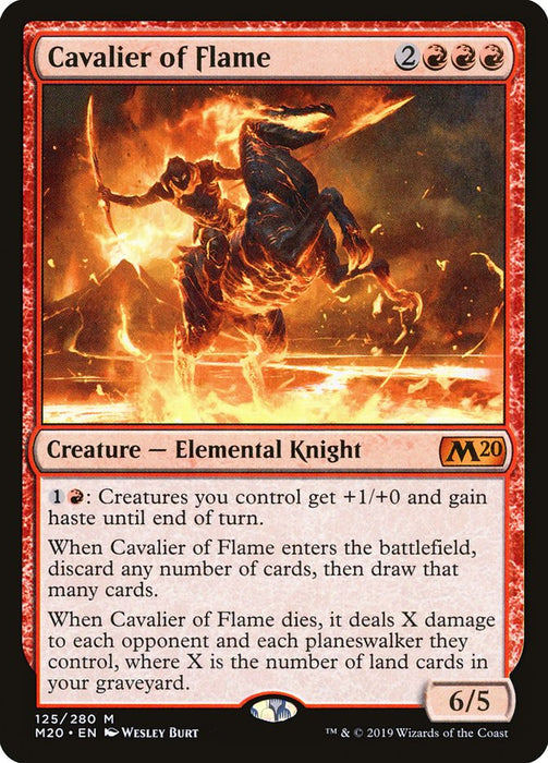 Cavalier of Flame  (Foil)