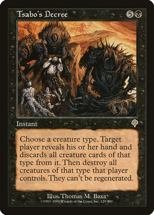 Tsabo's Decree  (Foil)