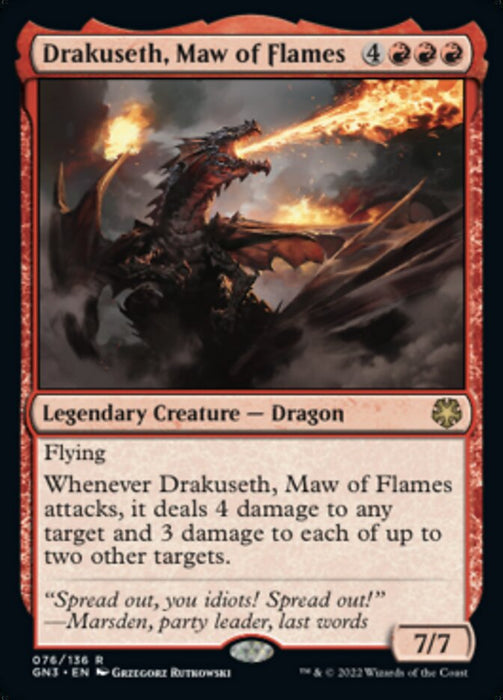 Drakuseth, Maw of Flames - Legendary