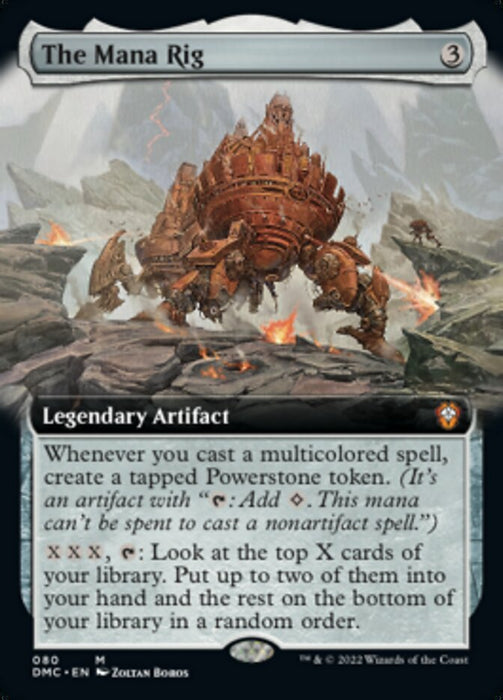 The Mana Rig - Extended Art- Legendary (Foil)