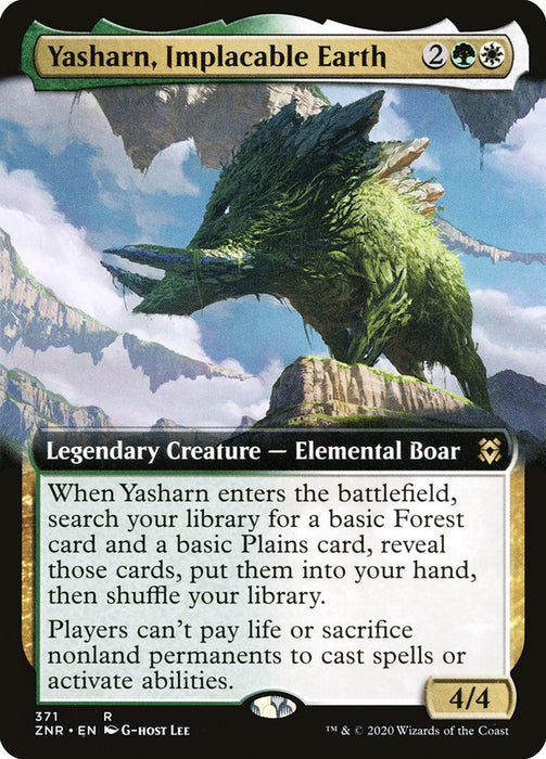 Yasharn, Implacable Earth  - Legendary - Extended Art