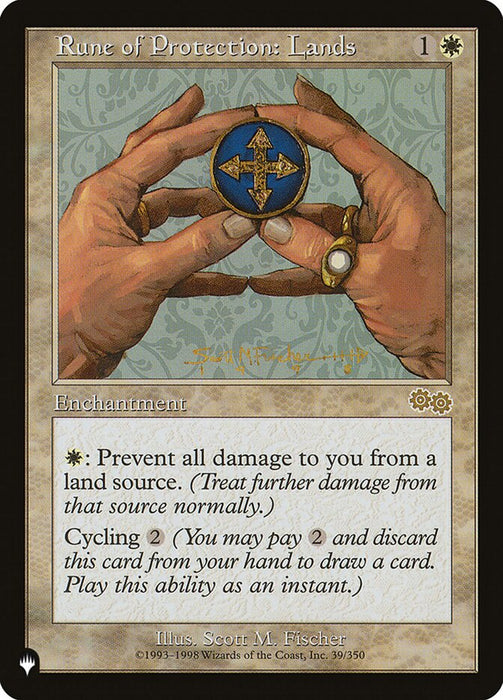 Rune of Protection: Lands - Retro Frame