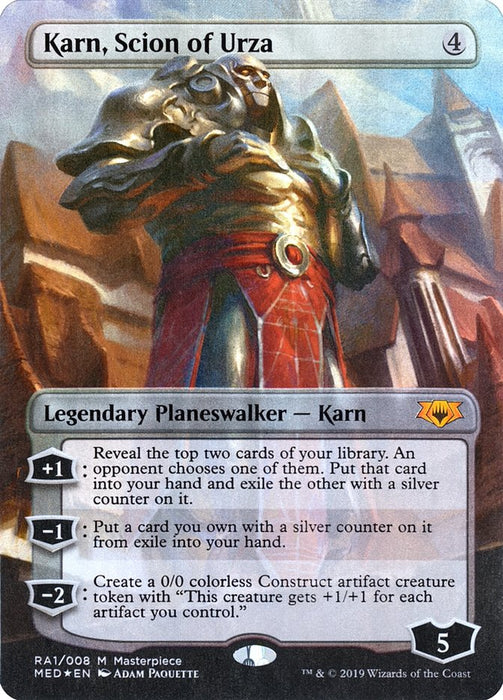Karn, Scion of Urza - Borderless  (Foil)