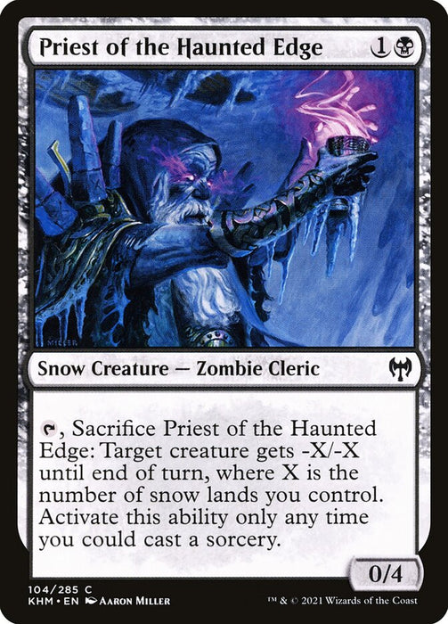 Priest of the Haunted Edge  - Snow (Foil)