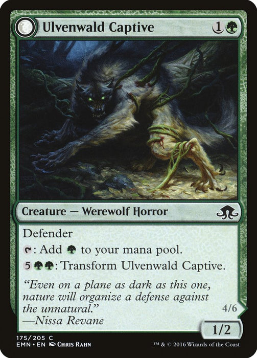 Ulvenwald Captive // Ulvenwald Abomination  - Mooneldrazidfc (Foil)