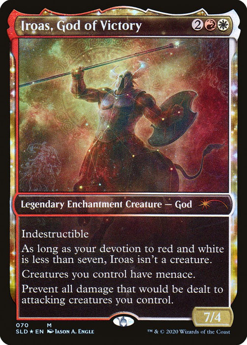 Iroas, God of Victory - Full Art - Nyxtouched- Legendary- Showcase- Inverted (Foil)