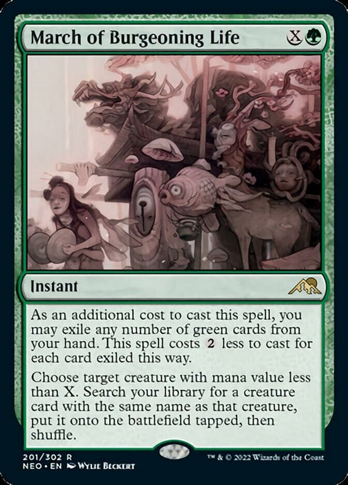 March of Burgeoning Life  (Foil)