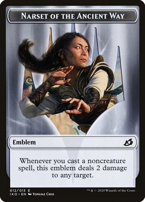 Narset of the Ancient Way Emblem  (Foil)