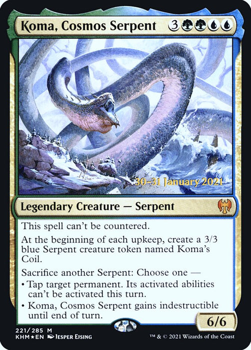 Koma, Cosmos Serpent  - Legendary (Foil)