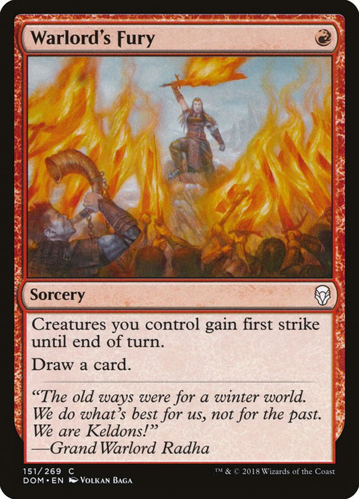 Warlord's Fury  (Foil)