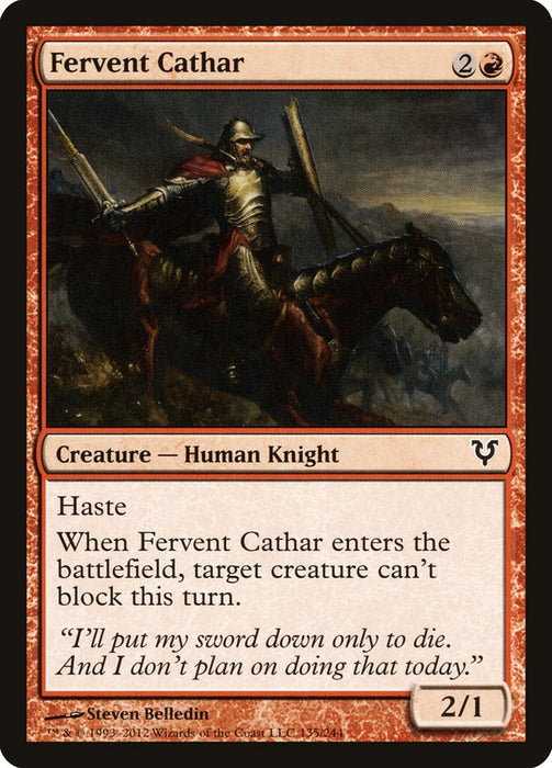 Fervent Cathar  (Foil)