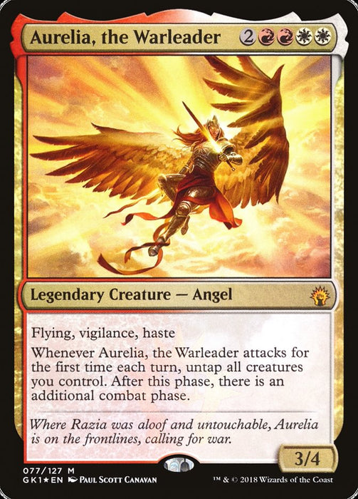 Aurelia, the Warleader  - Legendary (Foil)