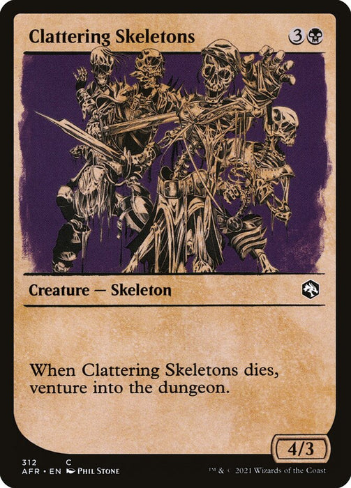 Clattering Skeletons  - Showcase (Foil)