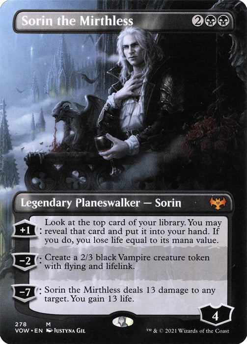 Sorin the Mirthless - Borderless  (Foil)