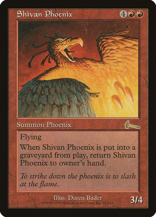 Shivan Phoenix  (Foil)