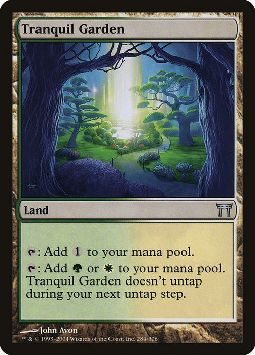 Tranquil Garden  (Foil)