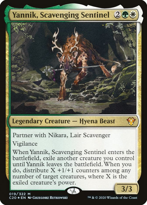 Yannik, Scavenging Sentinel  - Legendary (Foil)