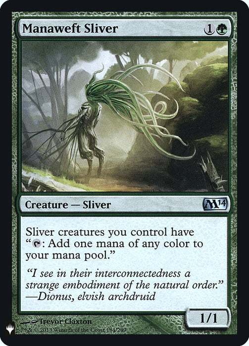 Manaweft Sliver (Foil)