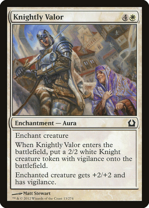 Knightly Valor  (Foil)