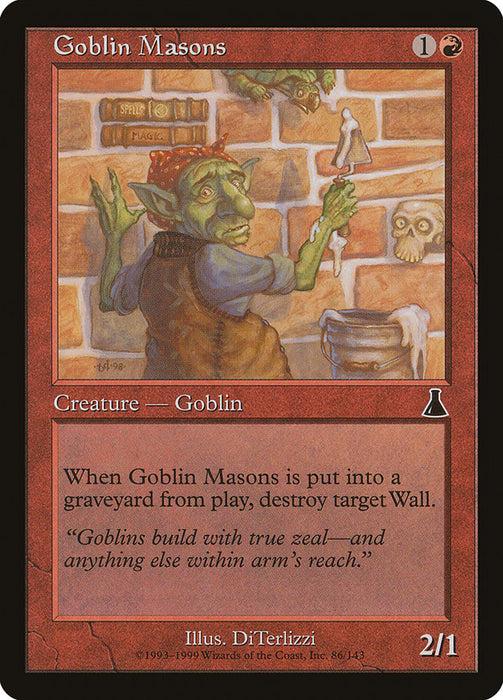 Goblin Masons  (Foil)
