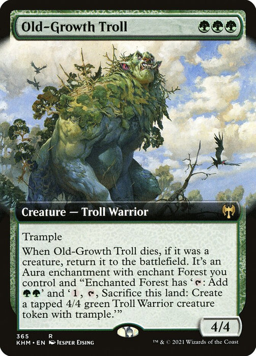 Old-Growth Troll  - Extended Art (Foil)