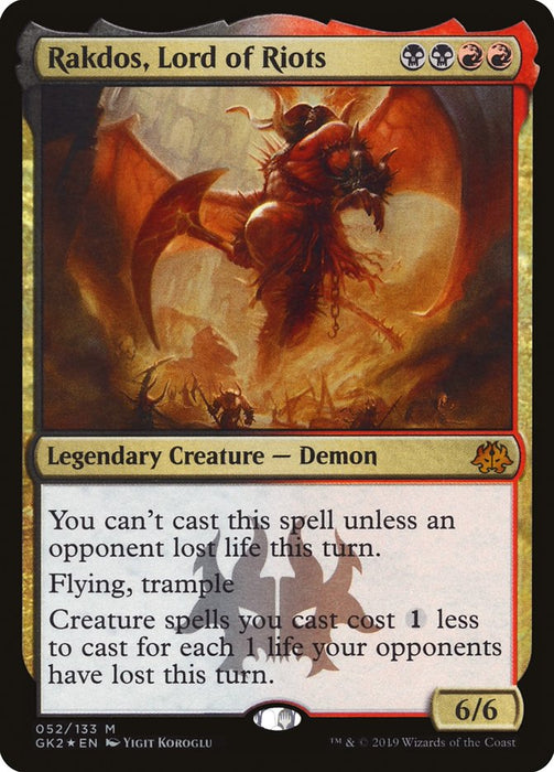 Rakdos, Lord of Riots  - Legendary (Foil)