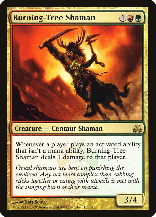 Burning-Tree Shaman  (Foil)