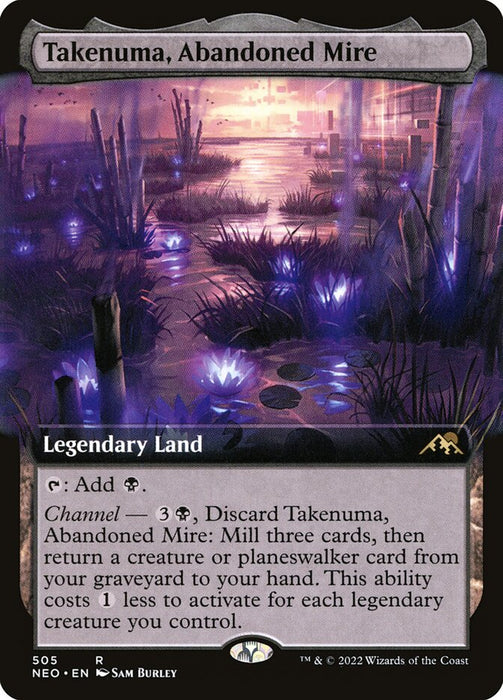 Takenuma, Abandoned Mire  - Legendary - Extended Art (Foil)