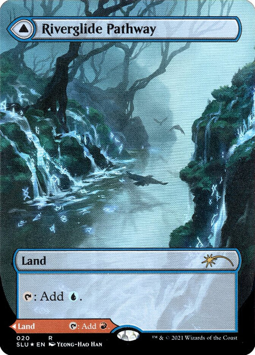 Riverglide Pathway // Lavaglide Pathway - Borderless  (Foil)