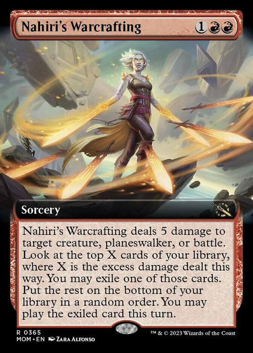 Nahiri's Warcrafting - Extended Art- Extended Art (Foil)