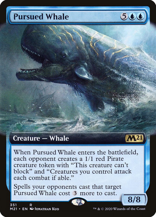 Pursued Whale  - Extended Art