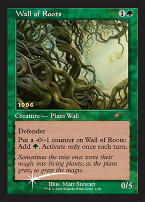 Wall of Roots - Retro Frame (Foil)