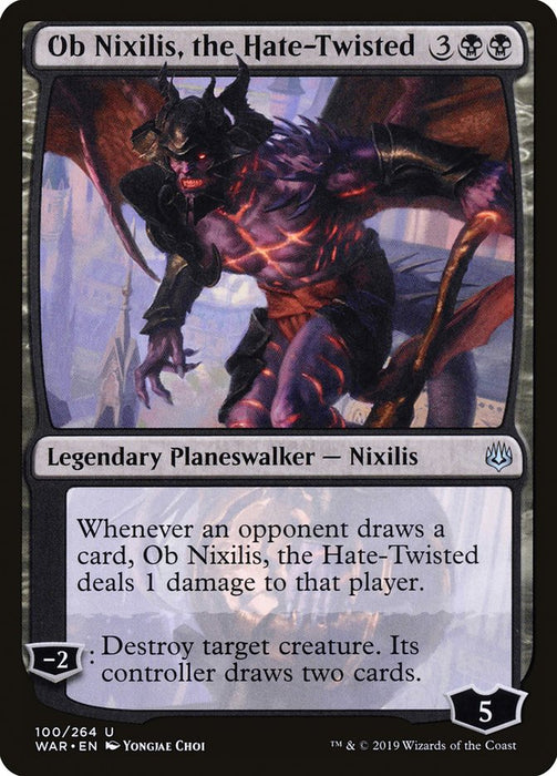 Ob Nixilis, the Hate-Twisted  (Foil)