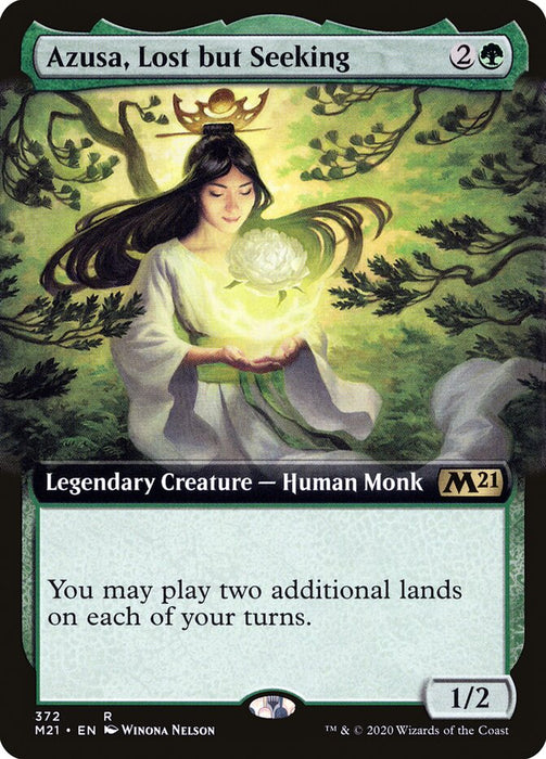 Azusa, Lost but Seeking  - Legendary - Extended Art (Foil)