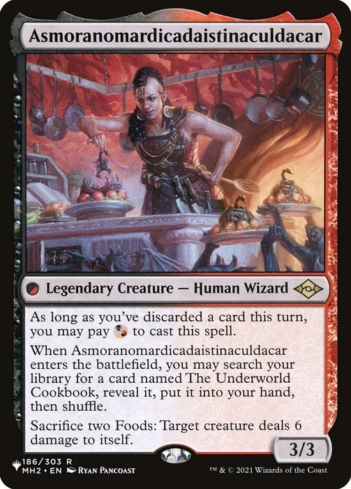 Asmoranomardicadaistinaculdacar - Legendary