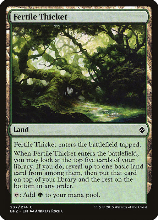 Fertile Thicket  (Foil)