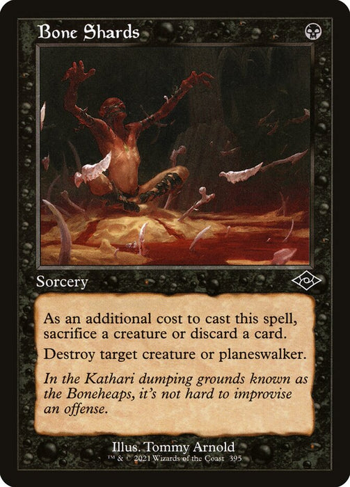 Bone Shards - Retro Frame  (Foil)