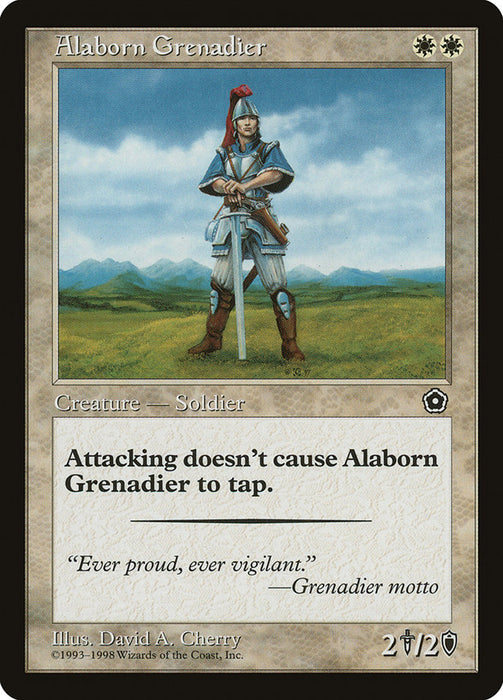 Grenadier d'Alaborn