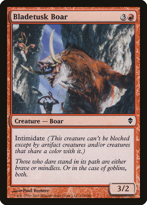 Bladetusk Boar  (Foil)