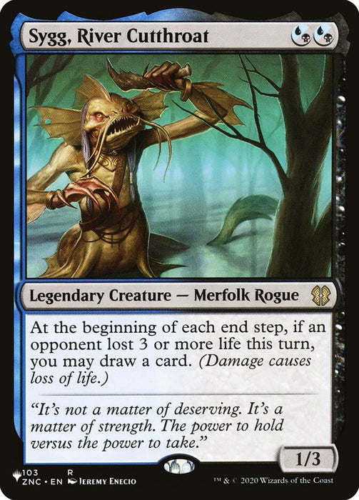 Sygg, River Cutthroat - Legendary