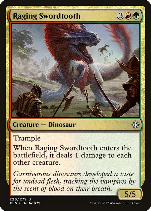 Raging Swordtooth  (Foil)